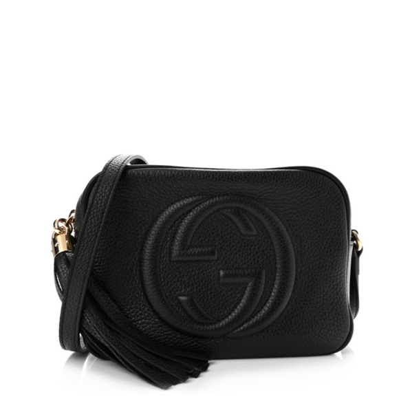 Gucci Bags Gucci Pebbled Calfskin Small Soho Disco Bag Black Poshmark